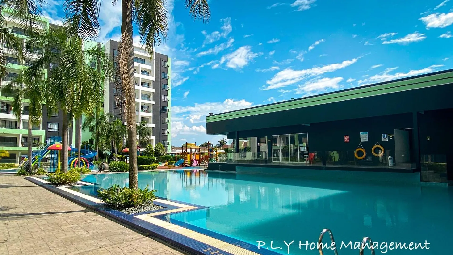 公寓 Poolview Waterpark 300Mbps Ipoh Homestay Manhattan Condo 4-7Pax 3Bedroom Station 18 Pengkalan