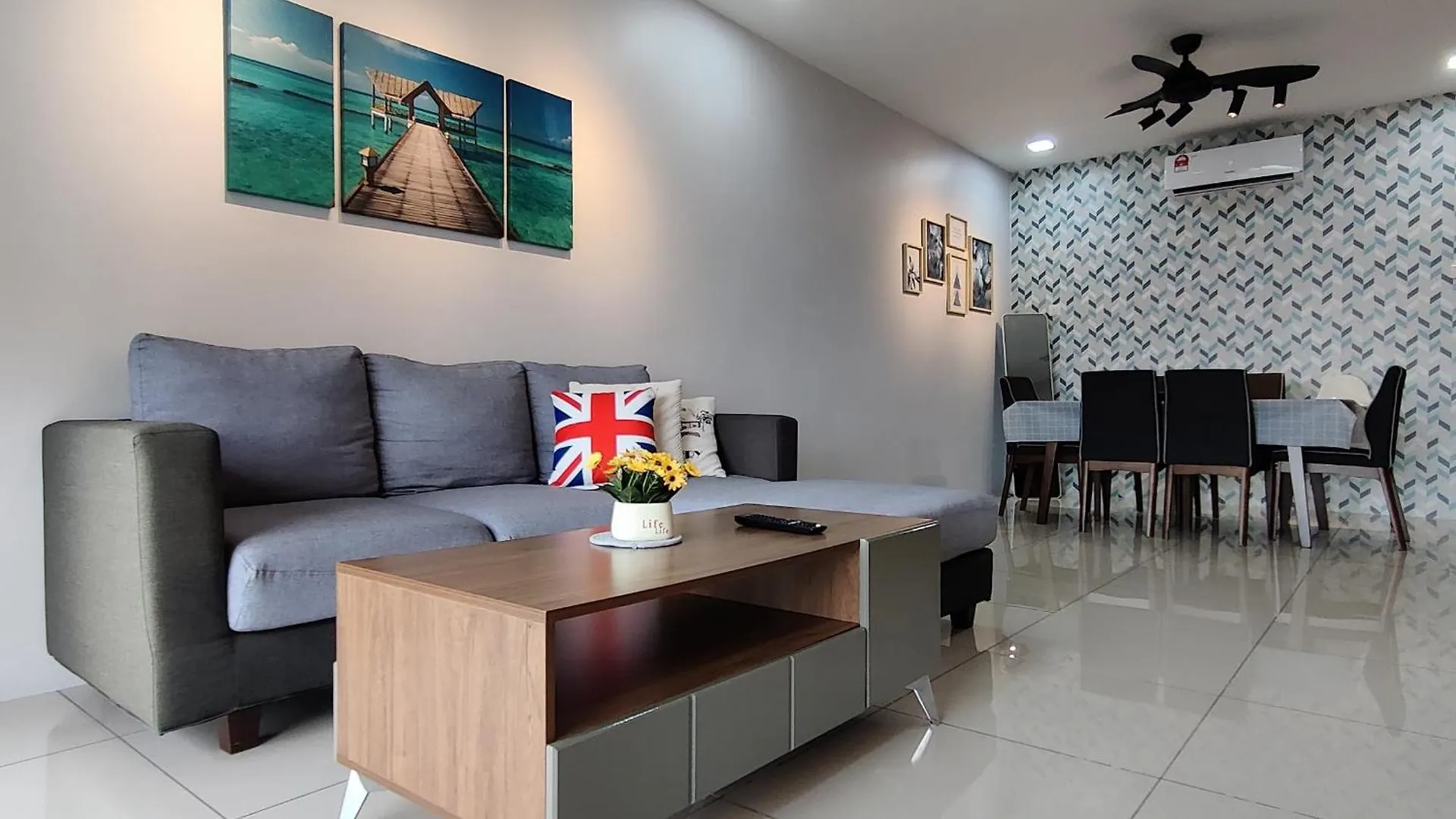 公寓 Poolview Waterpark 300Mbps Ipoh Homestay Manhattan Condo 4-7Pax 3Bedroom Station 18 Pengkalan 马来西亚